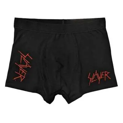 Slayer Unisex Boxers: Scratchy Logo (xx-large) XXL