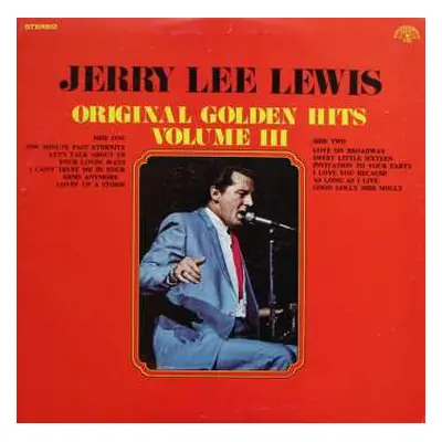 LP Jerry Lee Lewis: Original Golden Hits - Volume 1