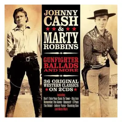 2CD Johnny Cash: Gunfighter Ballads & More