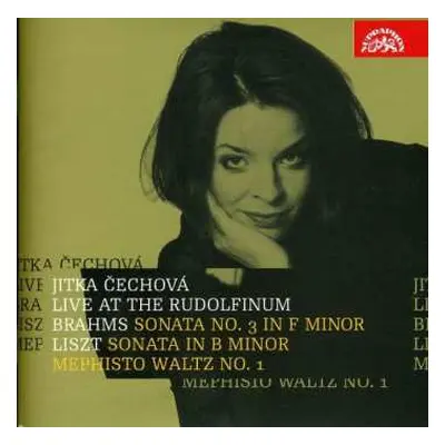 CD Johannes Brahms: Jitka Čechová Live At The Rudolfinum