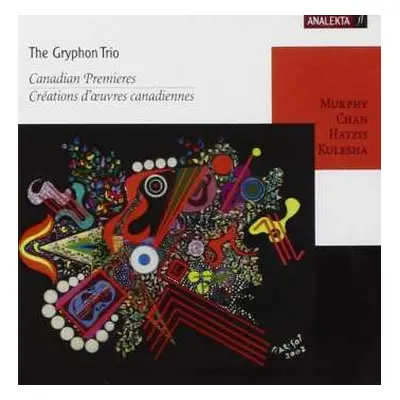 CD The Gryphon Trio: Canadian Premieres = Créations D'œuvres Canadiennes