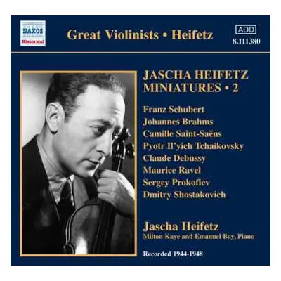 CD Gioacchino Rossini: Jascha Heifetz - Miniaturen Vol.2