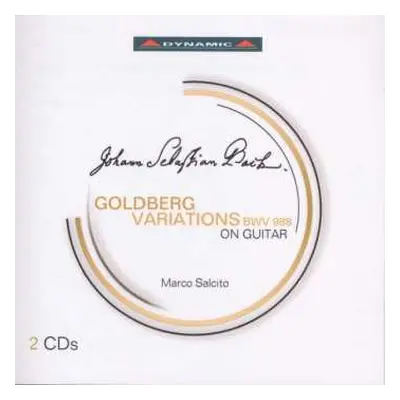 2CD Johann Sebastian Bach: Goldberg-variationen Bwv 988 Für Gitarre