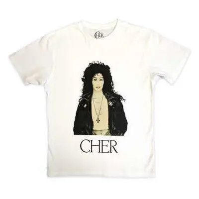 Cher Unisex T-shirt: Leather Jacket (large) L