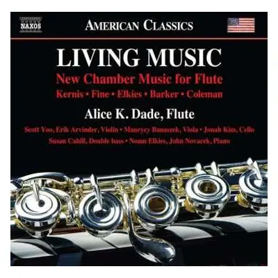 CD Aaron Jay Kernis: Living Music: New Chamber Music For Flute