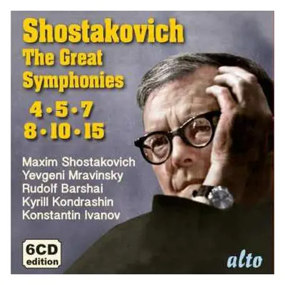 6CD Dmitri Schostakowitsch: Symphonien Nr.4, 5, 7, 8, 10, 10