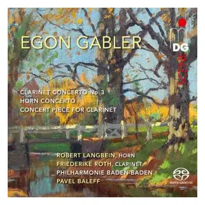 SACD Egon Gabler: Klarinettenkonzert Nr.3