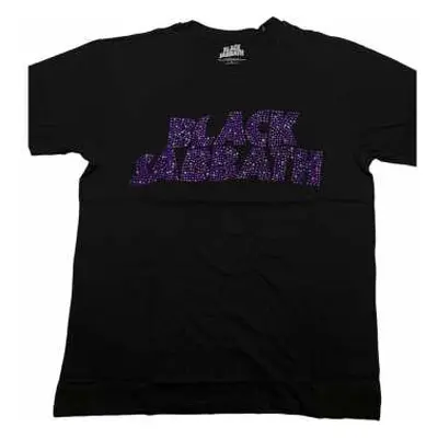 Tričko Wavy Logo Black Sabbath XXL