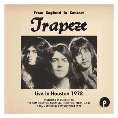 2LP Trapeze: Live In Houston 1972 LTD