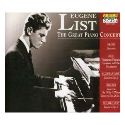 CD Edvard Grieg: Eugene List - The Great Piano Concerti