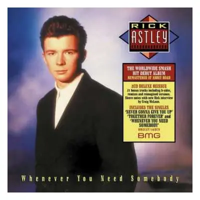 2CD Rick Astley: Whenever You Need Somebody DLX