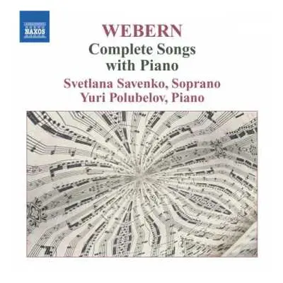 CD Anton Webern: Complete Songs With Piano