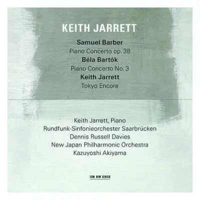 CD Keith Jarrett: Barber / Bartók / Jarrett