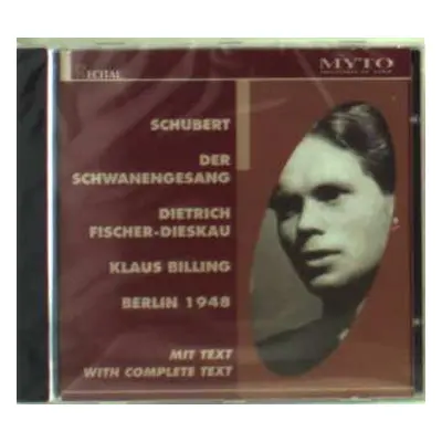 CD Franz Schubert: Schwanengesang / 7 Lieder