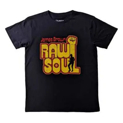 James Brown Unisex T-shirt: Raw Soul (x-large) XL