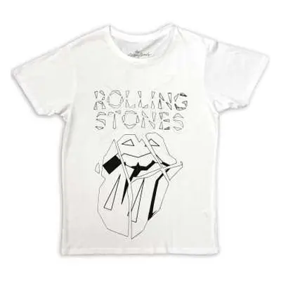 The Rolling Stones Unisex T-shirt: Hackney Diamonds Diamond Tongue Outline (back Print) (large) 