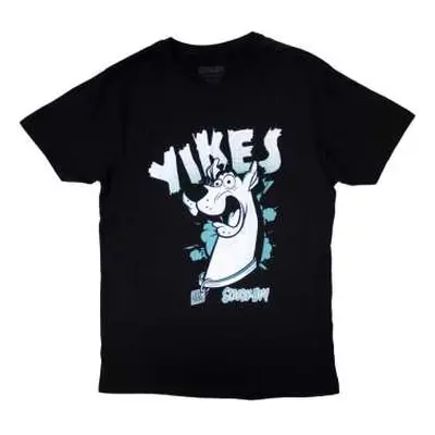 Scooby Doo Unisex T-shirt: Yikes Scooby Blue (x-large) XL