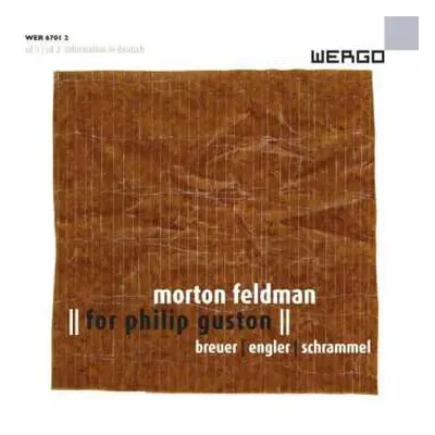 4CD/Box Set Morton Feldman: For Philip Guston