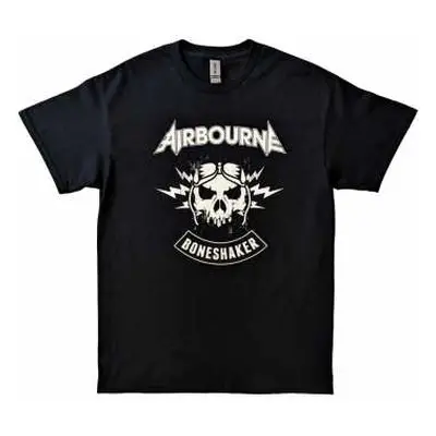 Airbourne Unisex T-shirt: R 'n' R Boneshaker (back Print) (small) S