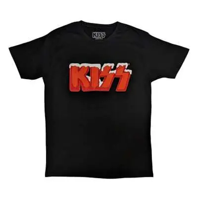 Kiss Unisex T-shirt: Holiday Logo (xx-large) XXL