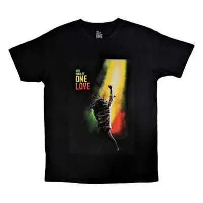 Bob Marley Unisex T-shirt: One Love Movie Poster (small) S