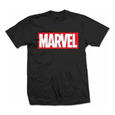 Tričko Box Logo Marvel Comics S