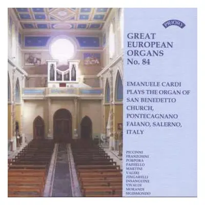 CD Niccolo Piccinni: Große Europäische Orgeln Vol.84