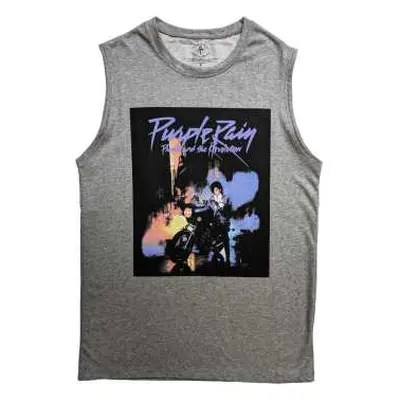 Prince Unisex Tank T-shirt: Purple Rain (large) L