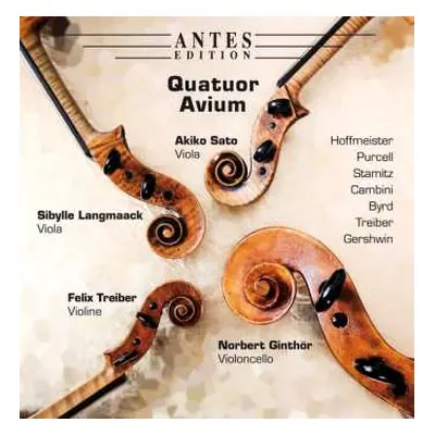 CD Franz Anton Hoffmeister: Quatuor Avium - Quartette Für Violine, 2 Violen & Cello