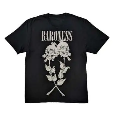 Baroness Unisex T-shirt: Razor Bloom (back Print) (large) L