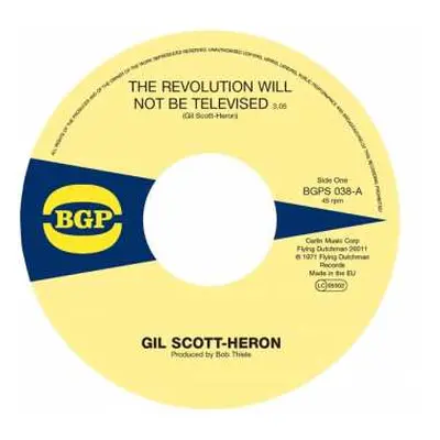 SP Gil Scott-Heron: The Revolution Will Not Be Televised