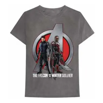 Tričko Falcon & Winter Soldier A Logo Marvel Comics L