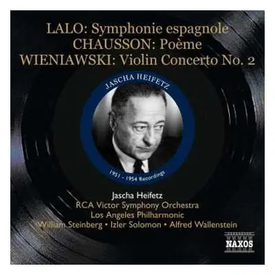 CD Pyotr Ilyich Tchaikovsky: Lalo: Symphonie espagnole • Chausson: Poème • Wieniawski: Violin Co