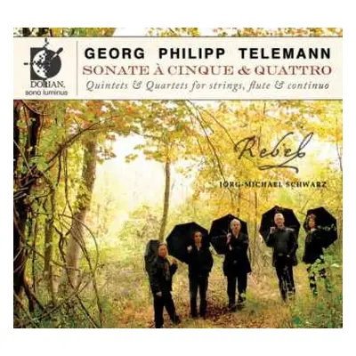 CD Georg Philipp Telemann: Quartette & Quintette Für Flöte,streicher & Bc