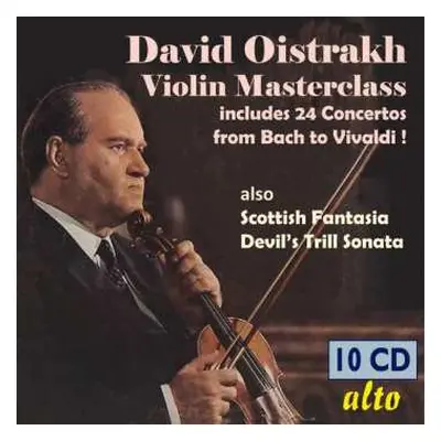 10CD Johann Sebastian Bach: David Oistrach - Violin Masterclass