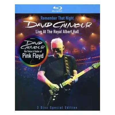 DVD/Blu-ray David Gilmour: Remember That Night (live At The Royal Albert Hall)