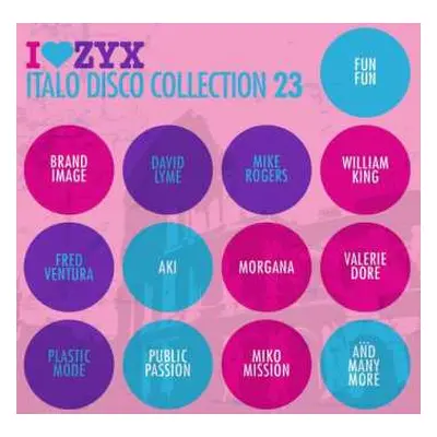 3CD Various: I Love ZYX Italo Disco Collection 23 LTD | NUM