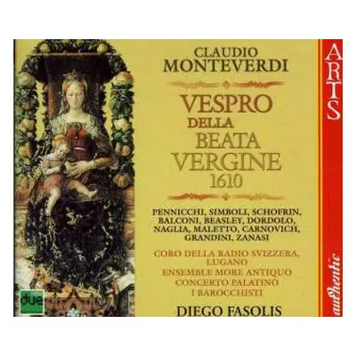 2CD Claudio Monteverdi: Vespro Della Beata Vergine 1610