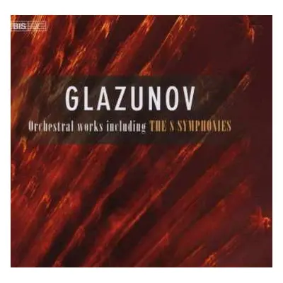 5CD Alexander Glazunov: Orchestral Works Including The 8 Symphonies