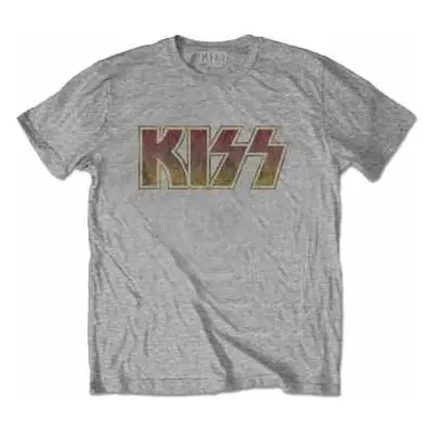 Tričko Vintage Classic Logo Kiss XXL