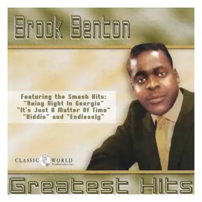 CD Brook Benton: 20 Greatest Hits