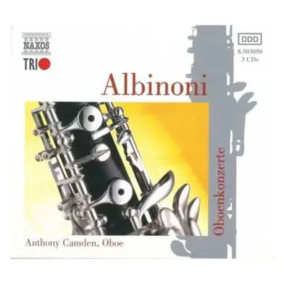 3CD Tomaso Albinoni: Oboenkonzerte Op.7 Nr.1-6,8,9,11,12