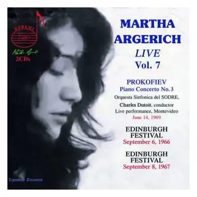 2CD Sergei Prokofiev: Martha Argerich Live, Vol. 7