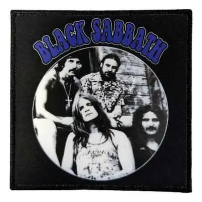 Black Sabbath Standard Printed Patch: Band Photo Circle