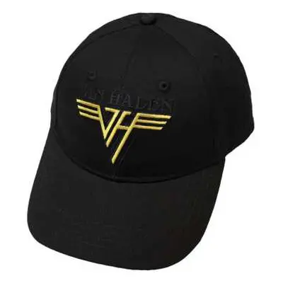 Van Halen Unisex Baseball Cap: Text & Yellow Logo