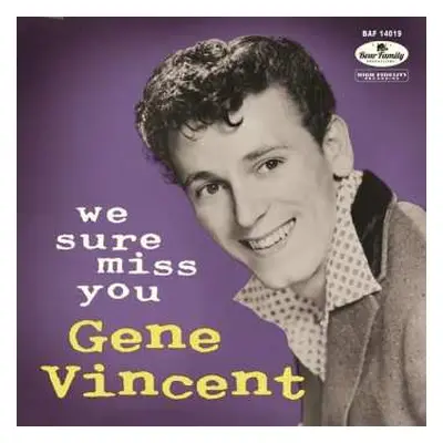 CD/EP Gene Vincent: We Sure Miss You