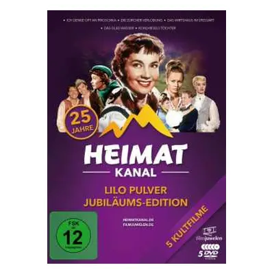 5DVD Various: Lilo Pulver Jubiläums-edition