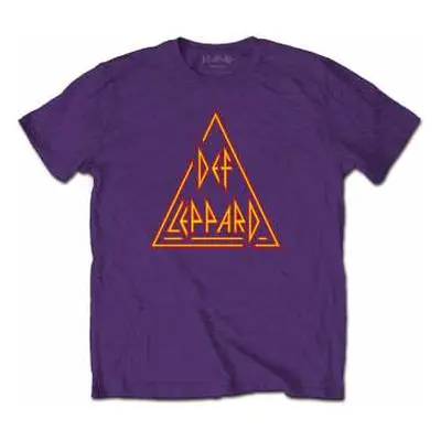 Tričko Classic Triangle Logo Def Leppard L