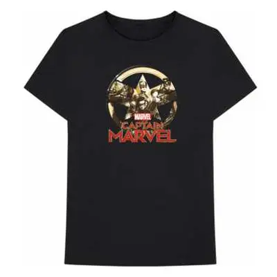 Tričko Captain Marvel Star Logo Marvel Comics XL