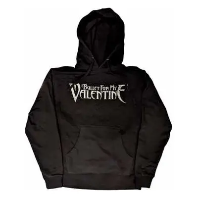 Bullet For My Valentine Unisex Pullover Hoodie: Logo & Raven (back Print) (xx-large) XXL